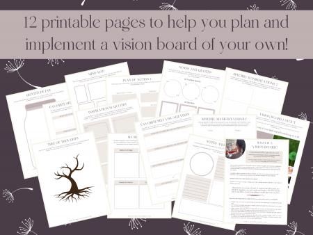 Vision Board Planner Worksheets